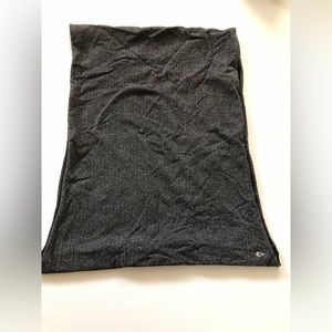 Ivivva by Lululemon Village Chill Scarf Snap Infinity Black Gray Herringbone